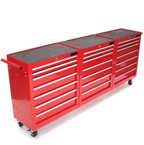 Werkzeugwagen XXXL mit 21 Schubladen Werkstattwagen Rollwagen Werkzeug Schrank – Bild 6