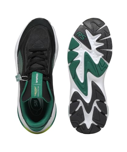 Image of PUMA | Aston Martin F1 Surge Sneakers | Black-Green Lux | 8UK