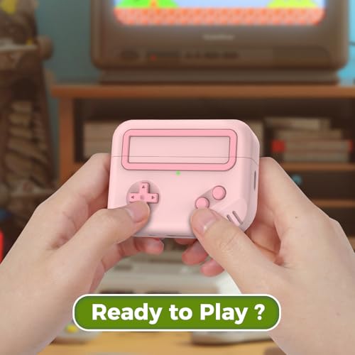Image of TRONWIN for AirPods Pro 3 Case - 2025 Silicone Game Console Design Case for Apple AirPods Pro 3rd Generation, Cute Airpod Pro 3 Cover for Men /Women (Pink)