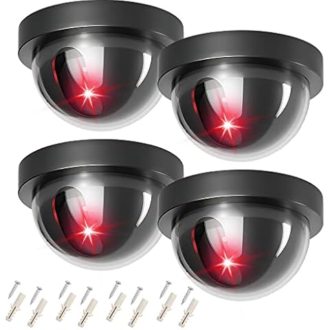 GIOVARA 4 Pack Dummy CCTV Cameras Cover