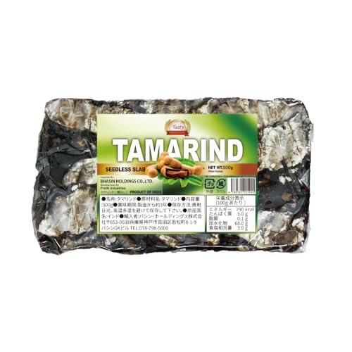 �_�˃X�p�C�X �^�}�����h �o�[ ��Ȃ� 500g �C���h�Y Tamarind Bar Seedless