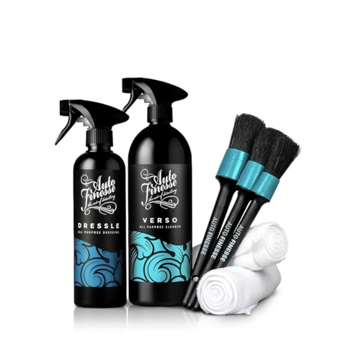 Auto Finesse Engine Bay Cleaning Kit | Complete Engine Detailing Kit with Degreaser, Dressing & Brushes | UK Made