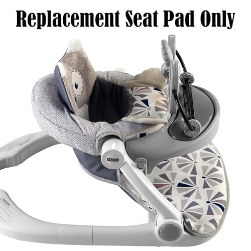 Image of Replacement Part for Fisher-Price Premium Sit-Me-Up Floor Seat with Toy Tray - FPK63 ~ Replacement Seat Pad ~ Owl Theme