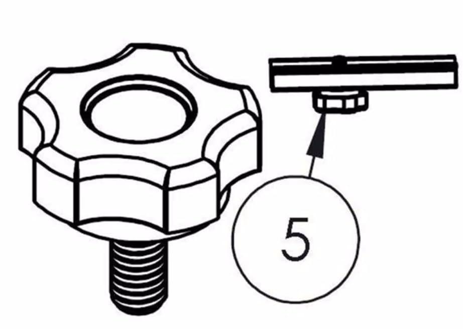SUPOOBE BAKFLIP Lock Knobs Industries PARTS 356A0014 x2 - 3