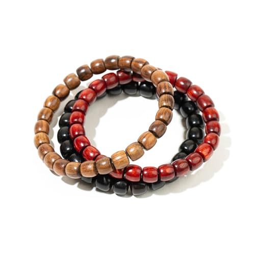 Bracelets Wooden Beaded Bracelet Bangle for Men and Women Elastic Friendship Bracelets Jewelry Gifts