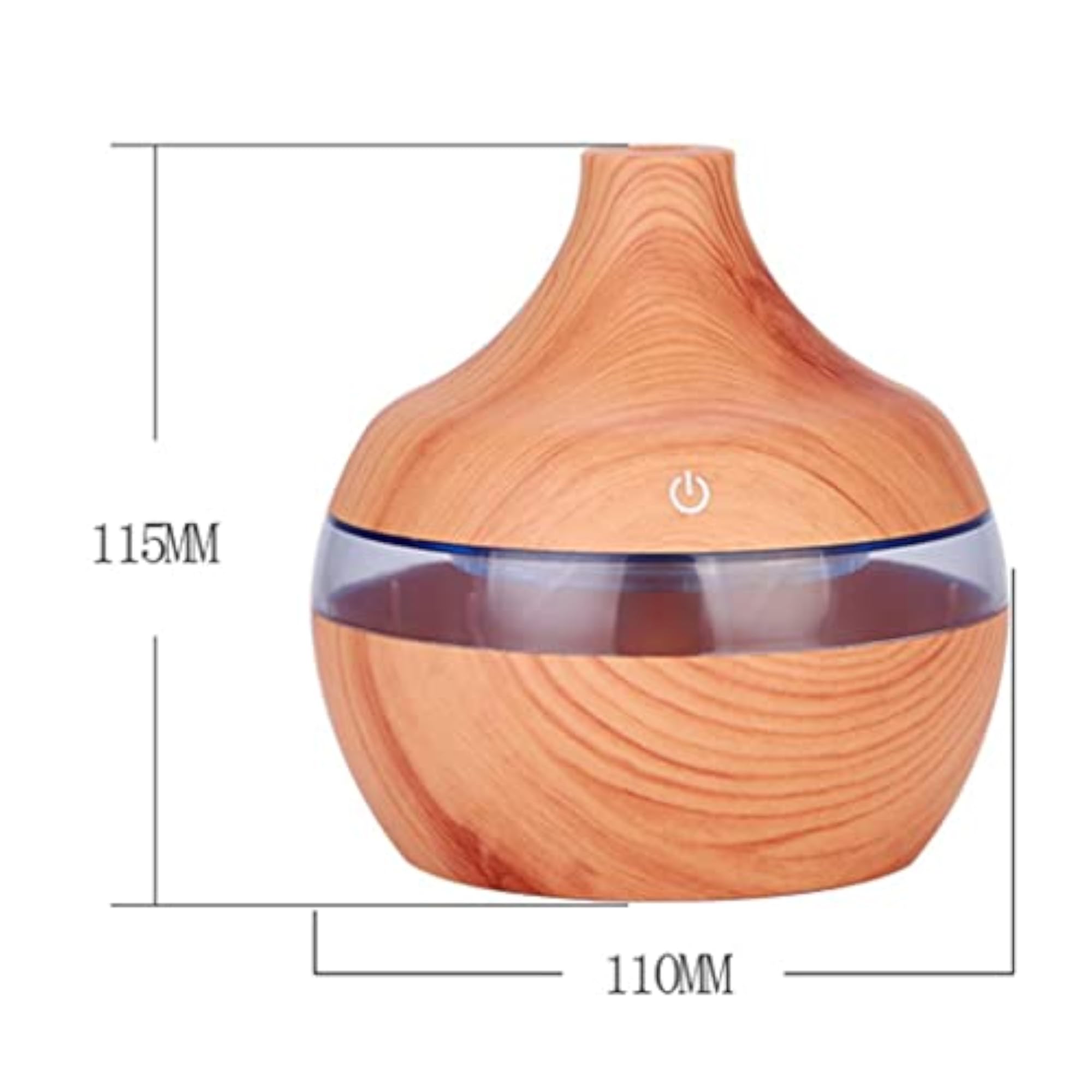 Wood Grain USB LED Essential Diffuser