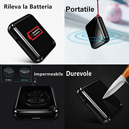 H+Y Mini Registratore Vocale, Registratore Vocale Portatile 16GB, Ricaricabile USB, MP3, Registratore Audio con Attivazione Vocale Ideale per Lezioni, Riunioni, Interviste, Colloqui, Fino a 284 Ore