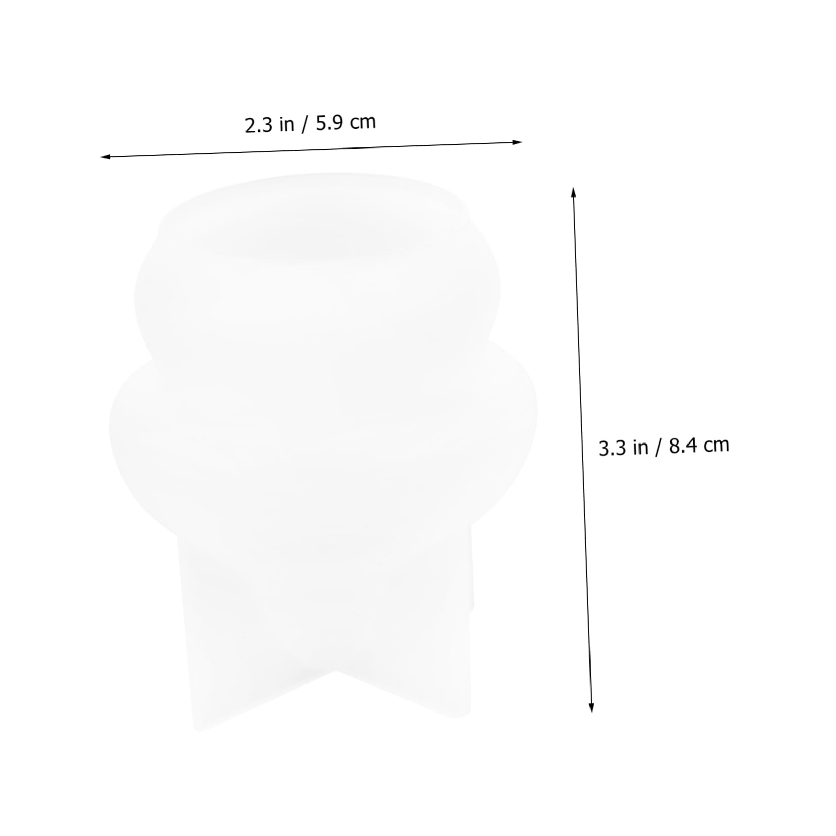 VILLCASE 2 Ensembles Moule Silicone de Champignon DIY Ensemble pour Artisanales Réutilisable et Non Adhésif pour Décoration Personnalisés
