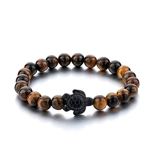 Orignal 7 Chakra Reiki Feng Shui Semi Precious Gemstone Beads Crystals Hand Triple Protection Bracelet for Women, Ladies & Men.-image-49