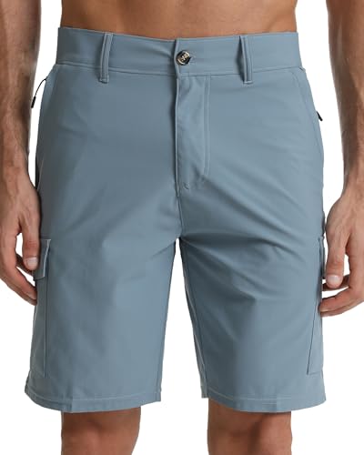 Image of Men's Lightweight Hiking Work Cargo Shorts 9 inch-5 Pockets