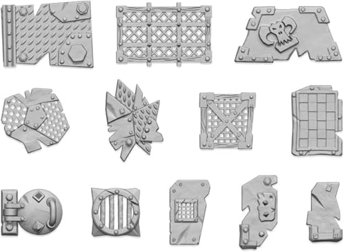 Green Stuff World 3D-Printed Ork Plates 12317