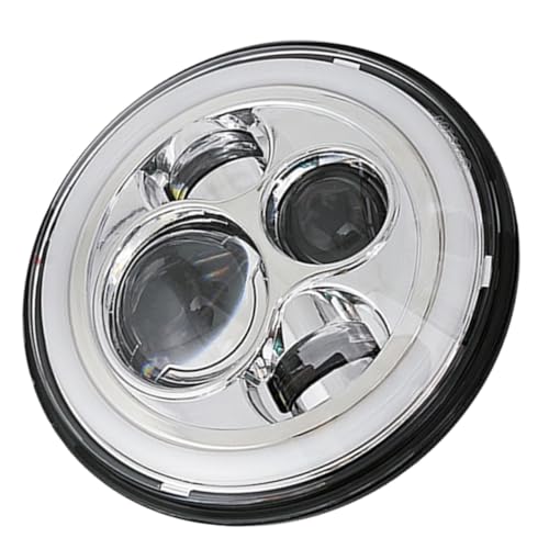 Faros LED para motocicleta Amosfun con luz delantera potente y duradera