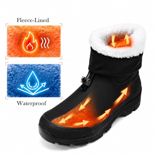 Image of WOWSTICK Waterproof Rain Garden Boots for Men and Women Mid-calf