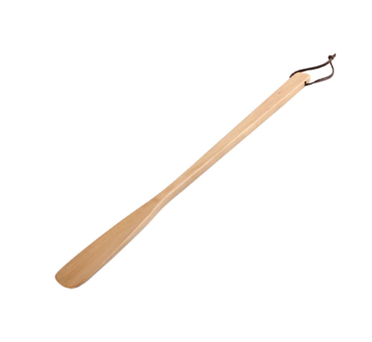 Chausse-pied en bois long manche 54 cm au design ergonomique facile à saisir