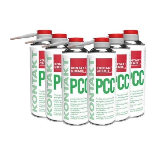 Kontakt Chemie® Lot de 6 nettoyants pour circuits imprimés | KONTAKT PPC | 200 ml chacun
