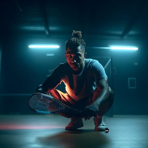 BallX® Squash Bälle Blauer Punkt XS2000 [3ER Set] - Squashbälle extra Schnell für Anfänger - Ball mit Wettkampfgröße - Langlebige Squashspiel Bälle mit Baumwollsäckchen - Squashball Set - Squash Ball