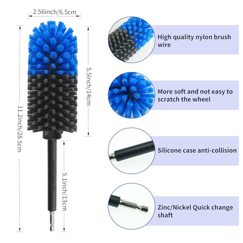 ETOUPA Soft Drill Wheel Cleaner Brush