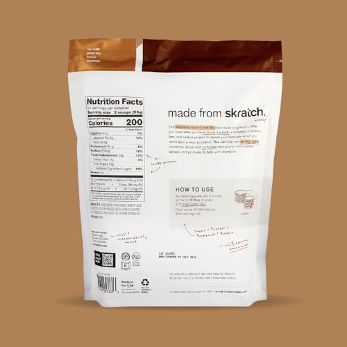 Image of Skratch Labs Recovery Sport Drink Mix - Chocolate | 4:1 Carb‑to‑Protein Post‑Workout Formula for Fast Recovery | Complete Milk Protein, Electrolytes & Probiotics | 24 Servings