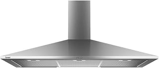 Coifa de Parede Consul 90 cm Inox piramidal 5 e 6 bocas com duplo filtro - CA090BR 220V