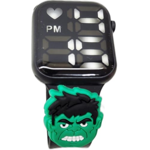 Relógio digital Infantil Incrível Hulk Resistente à Água