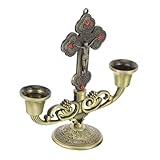 Bougeoir : design artisanal exquis, il restera stable sur la table sans craindre de tomber.