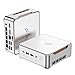 Produktbild NiPoGi Pinova P2 Mini PC, MD Ryzen 4300U(bis zu 3,70 GHz), 16GB DDR4 1024GB M.2 SSD Mini Desktop Computer W-11 Pro für Schule/Büro/Heim, Dual-WiFi, 1000Mbps LAN, HDMI, DP, Typ-C, 4K Triple Display.