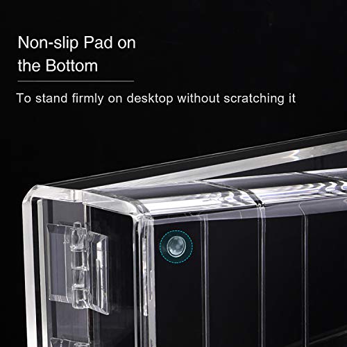 Maxgear Business Card Holder, 2.2 X 3.5 Inch Index Card Business Card Organizer, Business Card Box With 6 Dividers Holds 600 Cards, A-Z Tabs, Recipe Card Holder, 10 X 4.2 X 2.8 Inches #TOP4