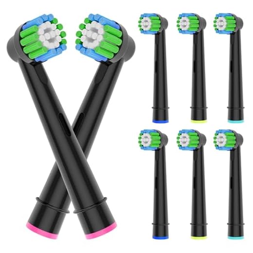 8pcs Professional Electric Toothbrush Replacement Heads Compatible with Braun Oral-B Pro1000 /1500/100/500/Vitality/Genius X/7000/7500/8000/9600 Etc.