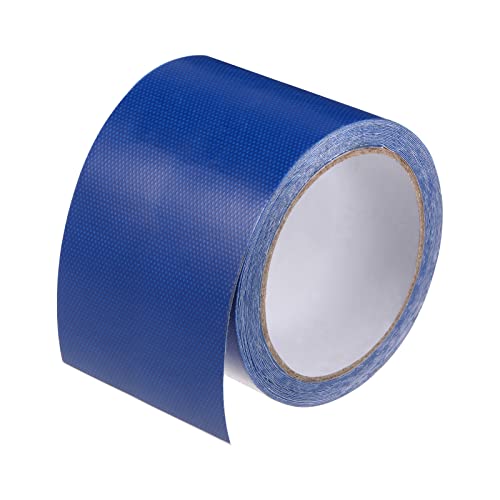 Image of HARFINGTON Tarpaulin Repair Tape, 3.15 inch x14.6ft Universal Waterproof Awning Cloth Repair Tape for Crafts Home Improvement Outdoor Tent, Blue