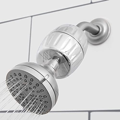 Aquabliss Hd Heavy Duty High Output Shower Filter – Latest Superior Advanced 30X Filter Media - Universal Multi-Stage Shower Head Filter For Chemicals, Chlorine, Pesticides (Sf500) - Brushed Nickel #TOP7