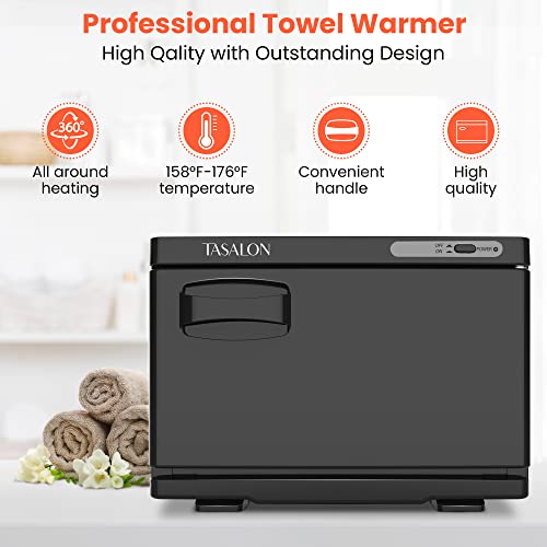 TASALON-Professional-Hot-Towel-Warmer-Cabinet-8L-Middle-Capacity-Use-for-Facial-Spa-Hair-Beauty-Salon-Equipment-and-Home-Perfect-Temperature-for-Towel-Warmer-Fits-up-to-24-Small-Towels-Black