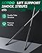 SCITOO Window Glass Lift Supports Replacement Struts Gas Springs Shocks Fit for Jeep Wrangler 2.5L 1997-2002, for Jeep Wrangler 4.0L 1997-2006