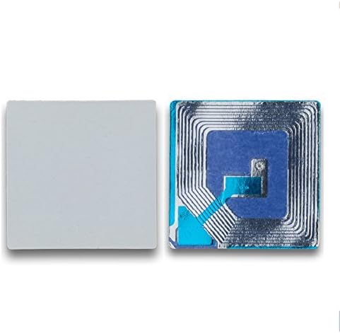 1000 Paper Security Labels 1.5 X 1.5 Inch RF 8.2Mhz White Checkpoint Compatible – Practical and Effective Anti-Theft Labels for EAS Loss Prevention Systems by Bullseye Protection