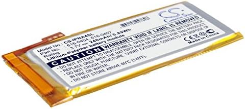 Miniatura 1 de Batería de repuesto (polímero de litio de 240 mAh  0.89 Wh) para Apple iPod Nano 4th 16GB, iPod Nano 4th 4 GB, iPod Nano 4th 8GB