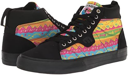 Etnies Men's Kayson High Top Skate Shoe, Black/Print, 8.5 | Image 7