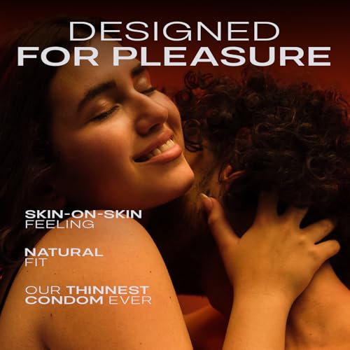 Image of SKYN Supreme Feel Non-Latex Condoms, 10 Count, Ultra-Thin & Pre-Lubricated for a Natural, Smooth Fit