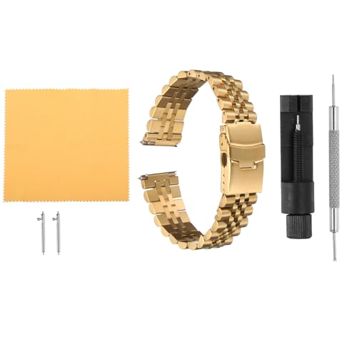Bracelet de montre universel en acier inoxydable pour homme et femme
