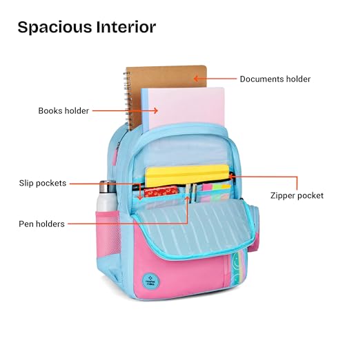 Image of Nasher Miles Polyester Backpack | Ideal for Preschool, Kindergarten, College, School, Office& Travel | Toddler, Girls, Boys, Men, Women