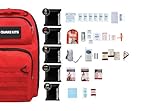 QK 5-Person, 72hr Prepared Survival Kit for Disaster Preparedness - Emergency Go Bag with Food and Water, First Aid, and Preparedness Tools. Emergency Kit for Earthquakes and Other Disasters.