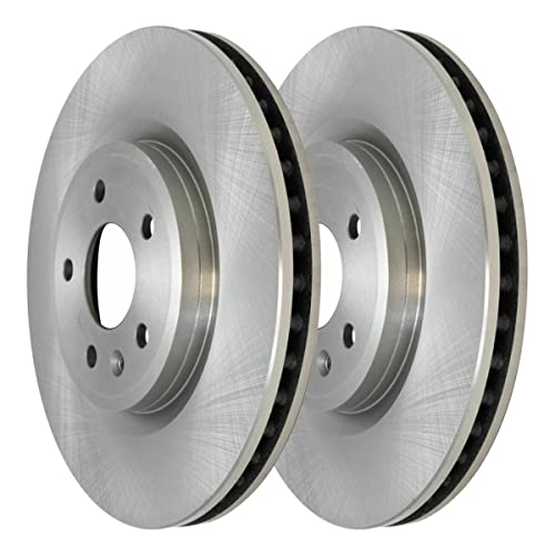 AutoShack R64168PR Front Brake Rotors Pair of 2 Driver and Passenger Side Replacement for 2009-2019 Ford Flex 2010-2019 Taurus 2011-2019 Explorer 2009-2012 Lincoln MKS 2010-2019 MKT 2.3L 3.5L AWD FWD