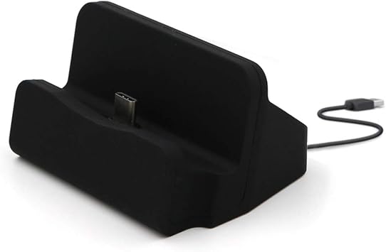 Type-C Fast Charging Dock Station - Desktop USB C 3.1 Docking Charger With Cable for P9, Smart Phone & Tablet Stand and Holder, Black