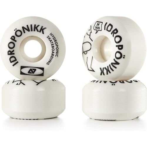 Centrano Hydroponique Roues de Skateboard Adulte Unisexe, Blanc, 53 mm Cover
