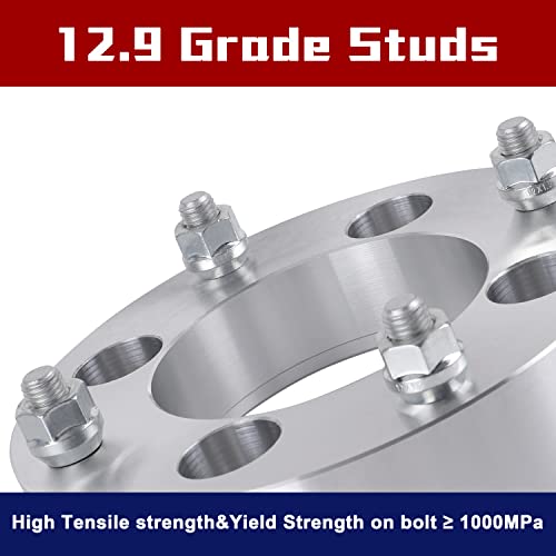 4X137 To 4X156 Wheel Adapters, 1.5 Inch 4X137Mm To 4X156Mm Forged Atv Utv Wheel Adapter For Outlander Commander Renegade Bayou With 12X1.5 Studs 110Mm Hub Bore #TOP2