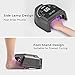 Gelpal 80W Professional Cordless UV LED Nail Lamp, UV Lights for Nails with 45 Beads and Rechargeable Battery, Portable LED Gel Nail Curing Dryer, Nail Polish Machine for Salon or Home, Black