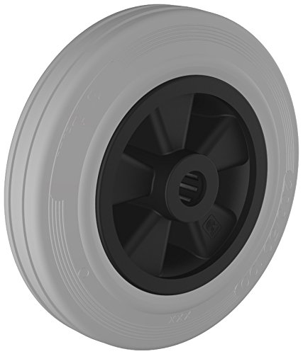 Wicke WK 160/40/4R Rad, Roller Bearing, Breite 40 mm, Durchmesser 160 mm, Traglast 135 kg