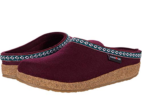Image of Haflinger GZ Clog - Bordeaux, 8