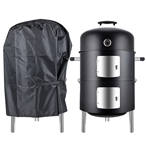 Sunlifer Charcoal Smoker Grill Combo With Smokers Cover #TOP4