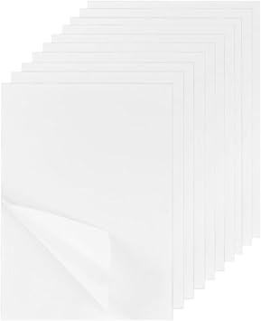 soitzhoc 6 Sheets Water Soluble Embroidery stabilizer | A4 29.7x21cm Printable Embroidery Paper | Suitable for Printing or Drawing Patterns, Hand and Machine Embroidery 6