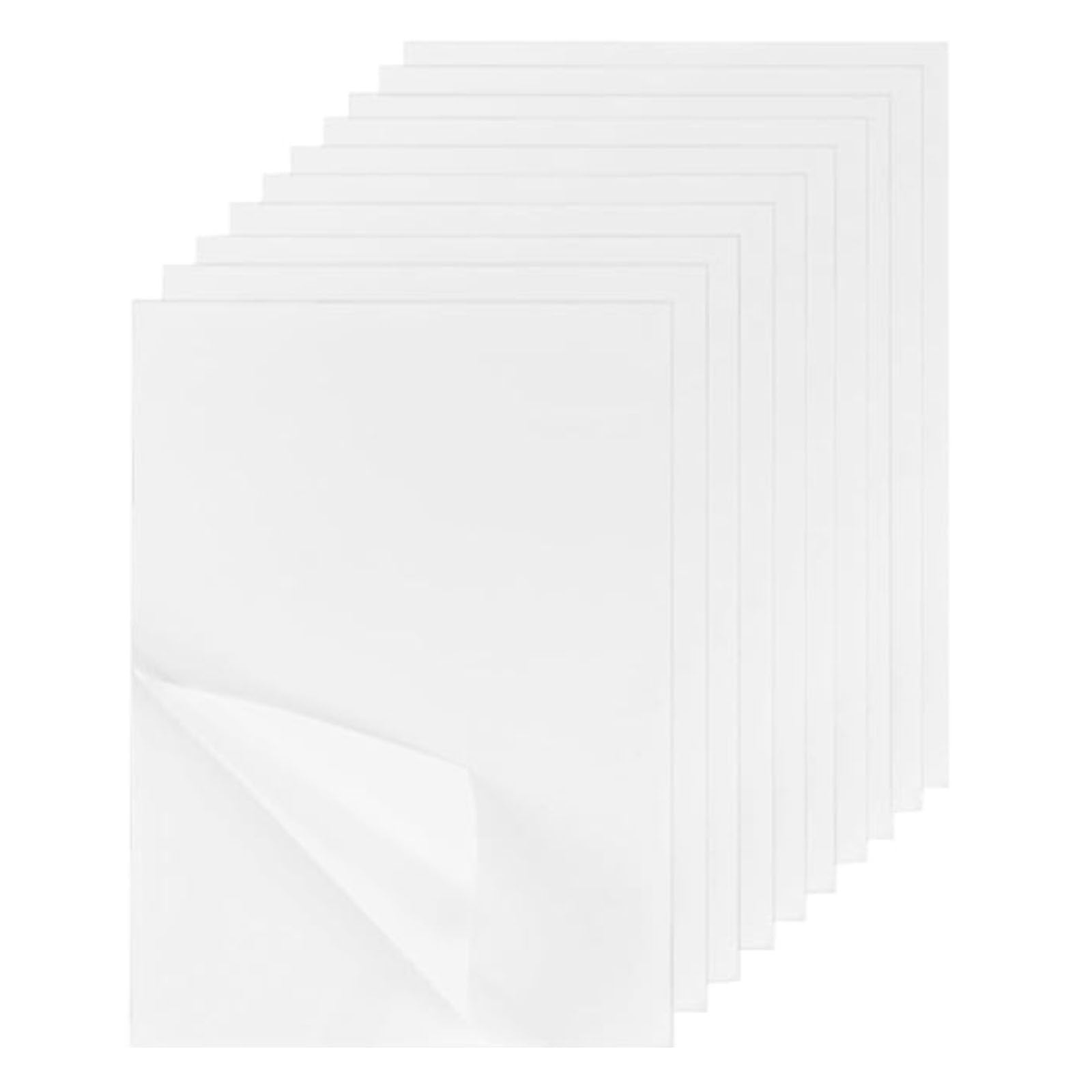 soitzhoc 10 Sheets Water Soluble Embroidery stabilizer | A4 (29.7x21cm) Printable Embroidery Paper | Suitable for Printing or Drawing Patterns, Hand and Machine Embroidery (10)