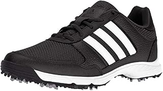 adidas Men's Tech Response Golf Shoe, Black, 9.5 W US